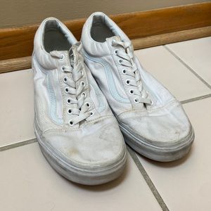 White Vans Shoes Men’s Size 12 *Used*